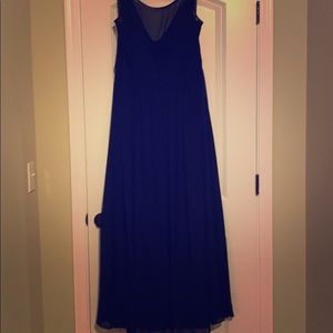 Navy blue bridesmaid dress